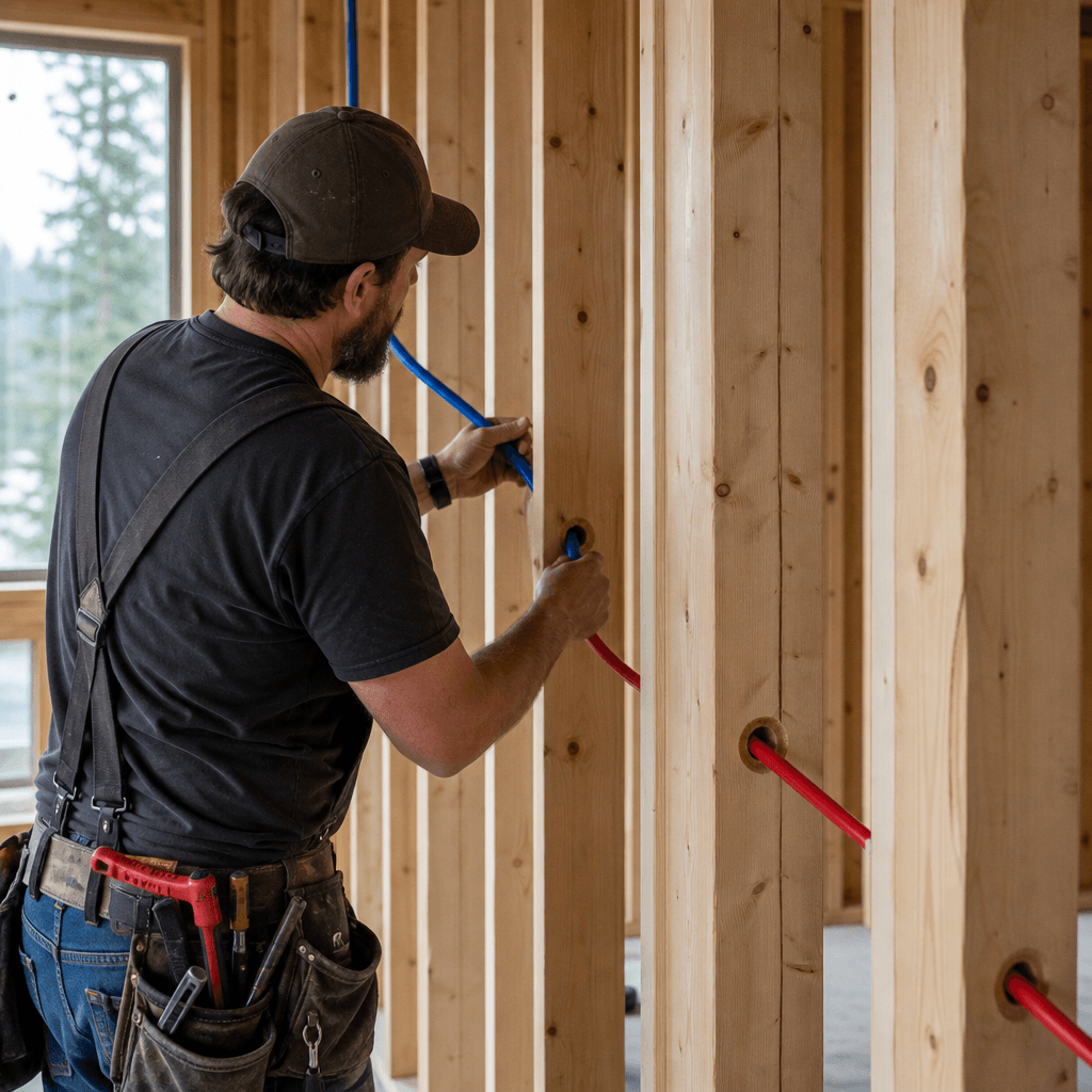 Licensed plumber replacing poly B pipes with PEX-A in Burnaby BC